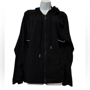 Black Women's Hooded Jacket